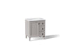KOHLER K-CM99530-BD1 Poplin 30" bathroom vanity cabinet with sink and quartz top, mohair grey