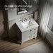 KOHLER K-CM99530-BD1 Poplin 30" bathroom vanity cabinet with sink and quartz top, mohair grey - view 5