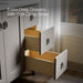 KOHLER K-CM99535-BD1 Poplin 48" bathroom vanity cabinet with sink and quartz top, mohair grey - view 3