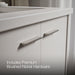 KOHLER K-CM99539-BD1 Jute 24" Wall-hung Bathroom Vanity Cabinet with Sink and Quartz Top, Linen White - Detail image of a pro