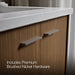 KOHLER K-CM99539-BD1 Jute 24" Wall-hung Bathroom Vanity Cabinet with Sink and Quartz Top, Walnut Flax - Detail image of a pro