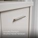 KOHLER K-CM99541-BD1 Jute 31" Wall-hung Bathroom Vanity Cabinet with Sink and Quartz Top, Linen White - Detail image of a pro
