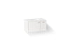KOHLER K-CM99543-BD1 Jute 36" Wall-hung Bathroom Vanity Cabinet with Sink and Quartz Top, Linen White - 3/4 view of product