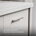 KOHLER K-CM99544-BD1 Jute 48" Wall-hung Bathroom Vanity Cabinet with Sink and Quartz Top, Linen White - Detail image of a pro