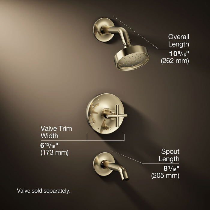 3/4 view of product with dimensions