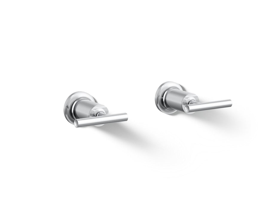 KOHLER K-T14429-4 Purist Deck- or wall-mount bath faucet handle trim with lever design