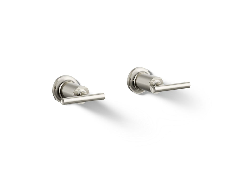 KOHLER K-T14429-4 Purist Deck- or wall-mount bath faucet handle trim with lever design