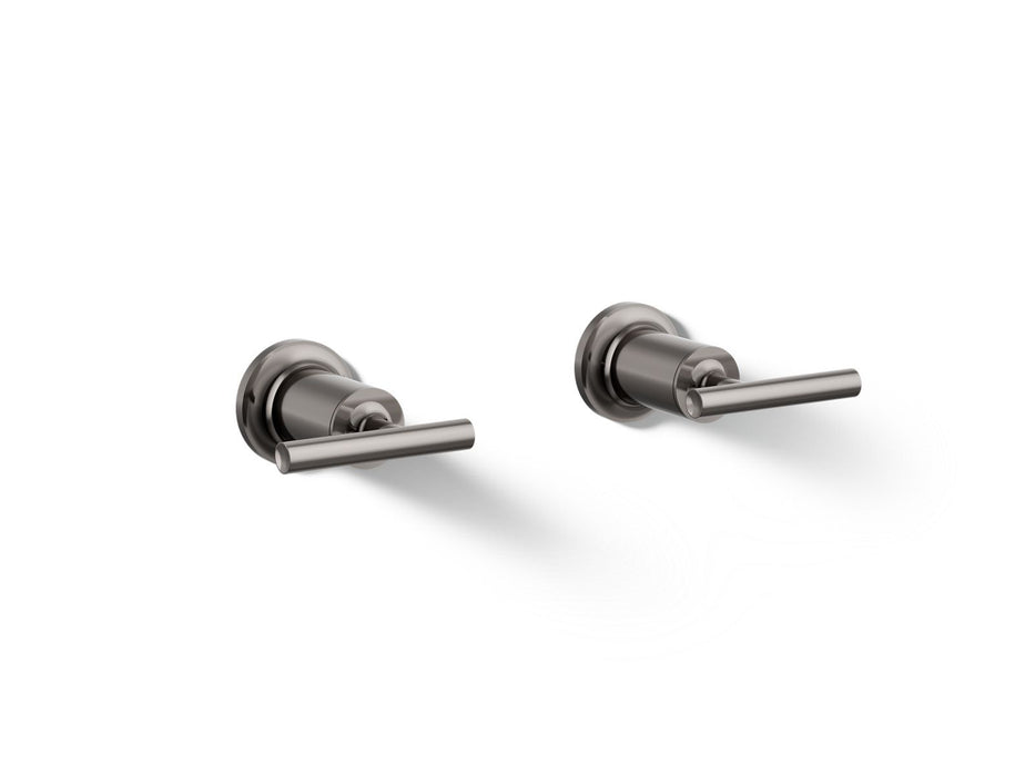 KOHLER K-T14429-4 Purist Deck- or wall-mount bath faucet handle trim with lever design