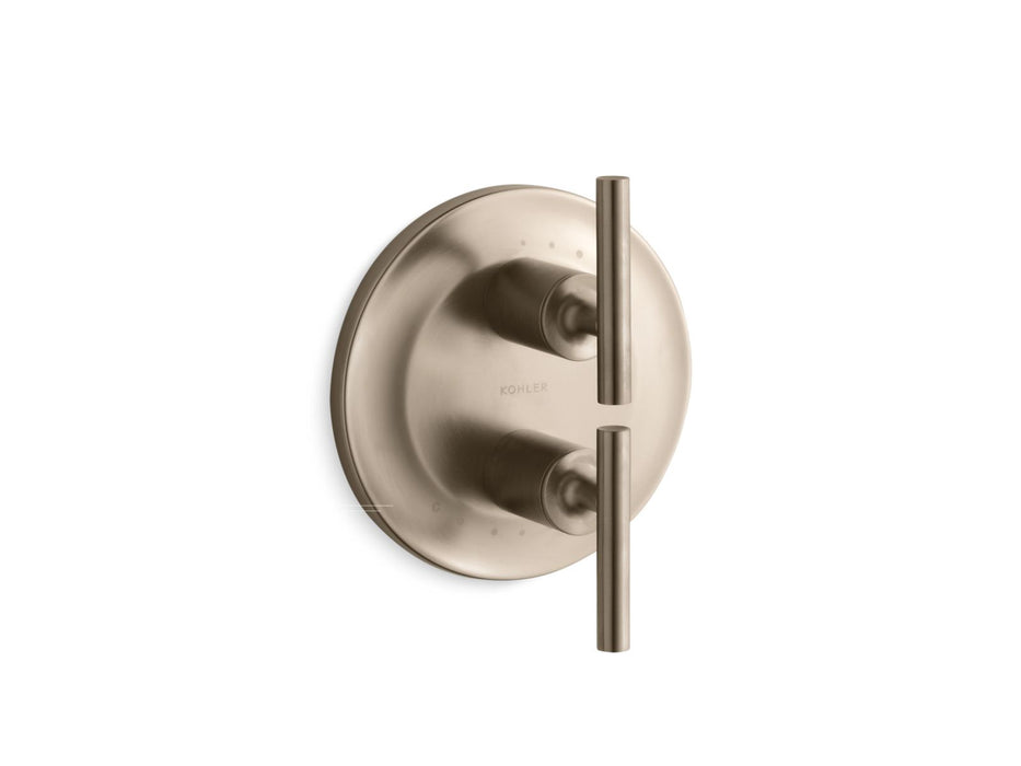 KOHLER K-T14489-4 Purist MasterShower temperature and volume control valve trim
