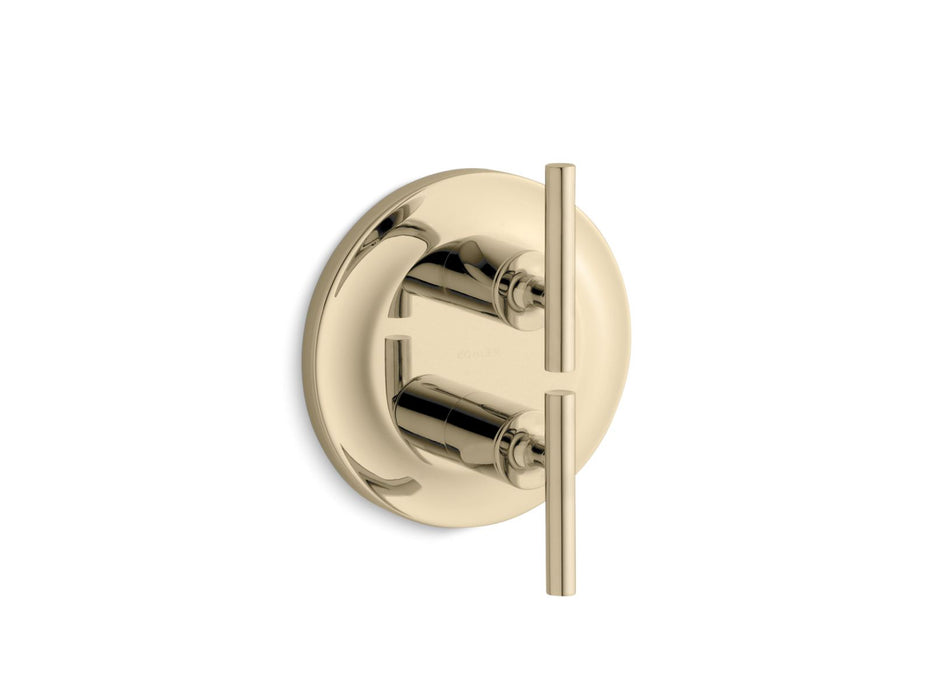 KOHLER K-T14489-4 Purist MasterShower temperature and volume control valve trim