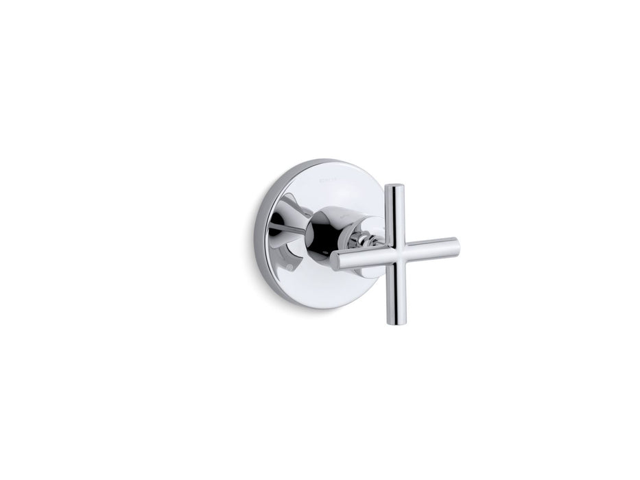 KOHLER K-T14491-3 Purist MasterShower transfer valve trim with cross handle