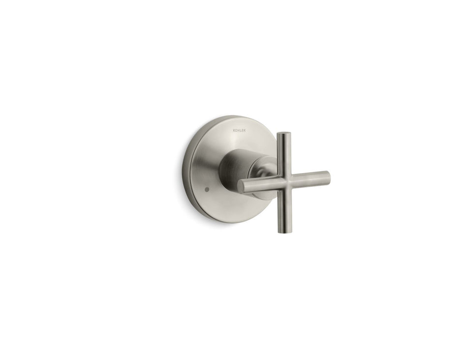KOHLER K-T14491-3 Purist MasterShower transfer valve trim with cross handle