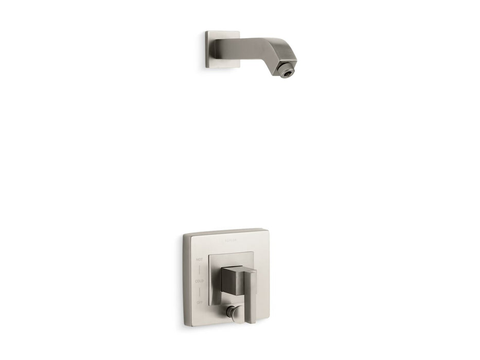 KOHLER K-T14665-4L Loure Rite-Temp shower trim kit with push-button diverter, without showerhead