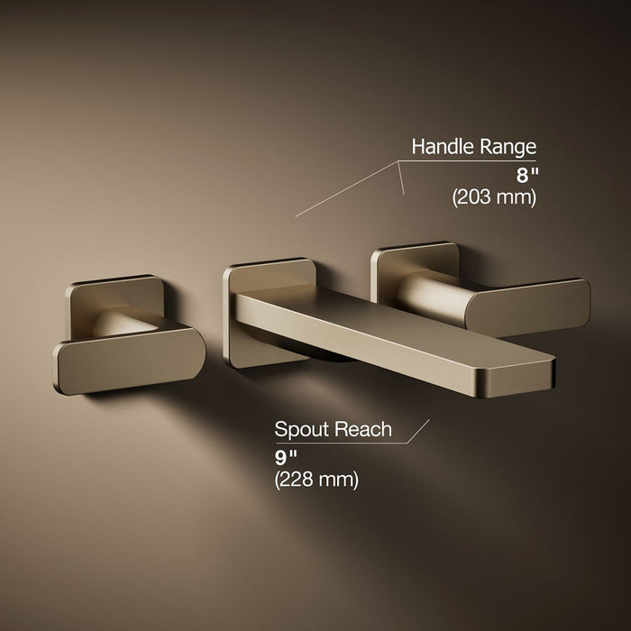 KOHLER K-T23491-4 Parallel Wall-mount bath faucet trim