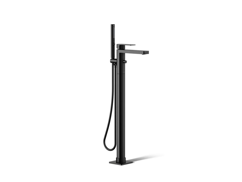 KOHLER K-T23492-4 Parallel Floor-mount bath filler trim with handshower