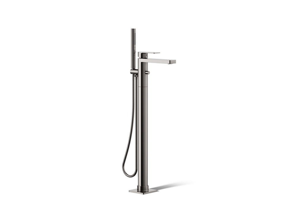 KOHLER K-T23492-4 Parallel Floor-mount bath filler trim with handshower