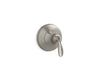 KOHLER K-T23949-4 Bellera MasterShower transfer valve trim, vibrant brushed nickel