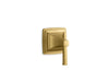 KOHLER K-T23953-4 Riff MasterShower transfer valve trim, vibrant brushed moderne brass