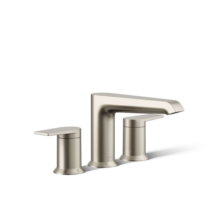 KOHLER K-T25740-4 Hint Deck-mount bath faucet trim, vibrant brushed nickel - view 5