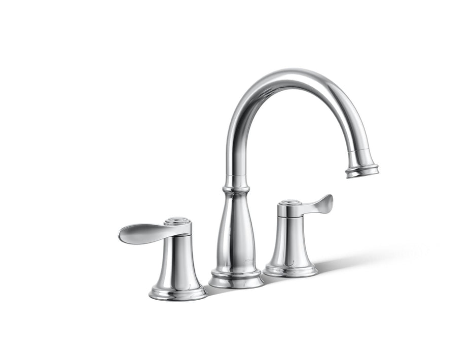 KOHLER K-T26428-4 Bellera Deck-mount bath faucet trim, polished chrome