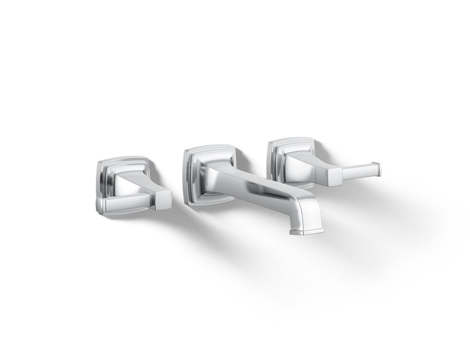 KOHLER K-T26432-4 Riff Wall-mount bathroom sink faucet trim, 1.2 gpm, polished chrome