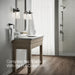 KOHLER K-T26439-4 Tone Wall-mount bathroom sink faucet trim, 1.2 gpm, matte black with brushed moderne brass - view 3