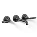 KOHLER K-T26439-4 Tone Wall-mount bathroom sink faucet trim, 1.2 gpm, matte black - view 4