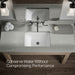 KOHLER K-T26439-4 Tone Wall-mount bathroom sink faucet trim, 1.2 gpm, matte black - view 5