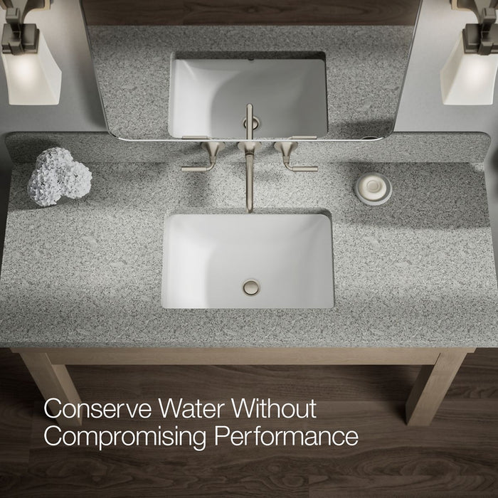 KOHLER K-T26439-4 Tone Wall-mount bathroom sink faucet trim, 1.2 gpm, vibrant brushed nickel - view 3