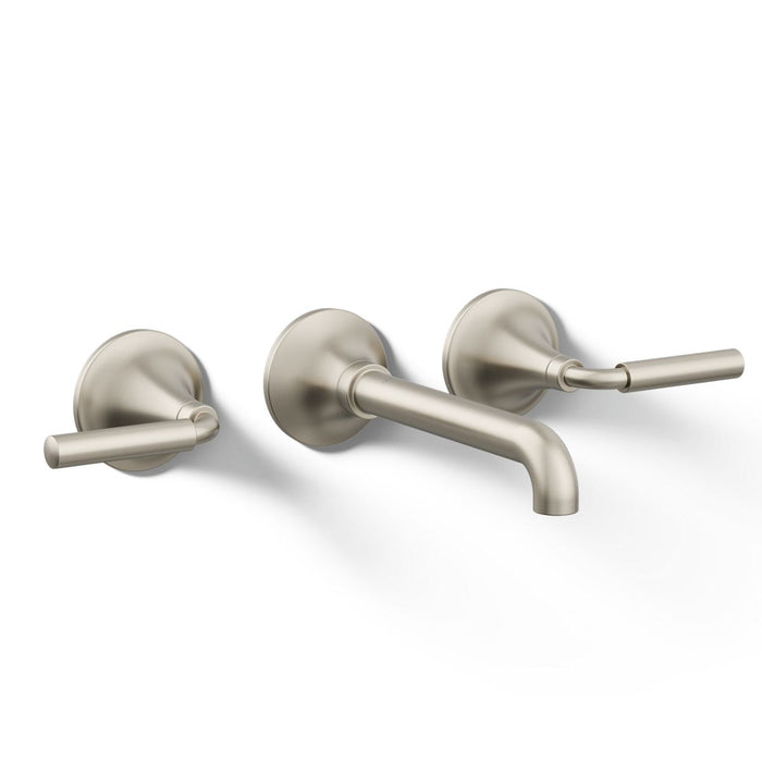 KOHLER K-T26439-4 Tone Wall-mount bathroom sink faucet trim, 1.2 gpm, vibrant brushed nickel - view 5
