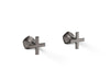 KOHLER K-T27013-3 Occasion Wall-mount bathroom sink faucet Cross handle trim, 1.2 gpm, vibrant titanium