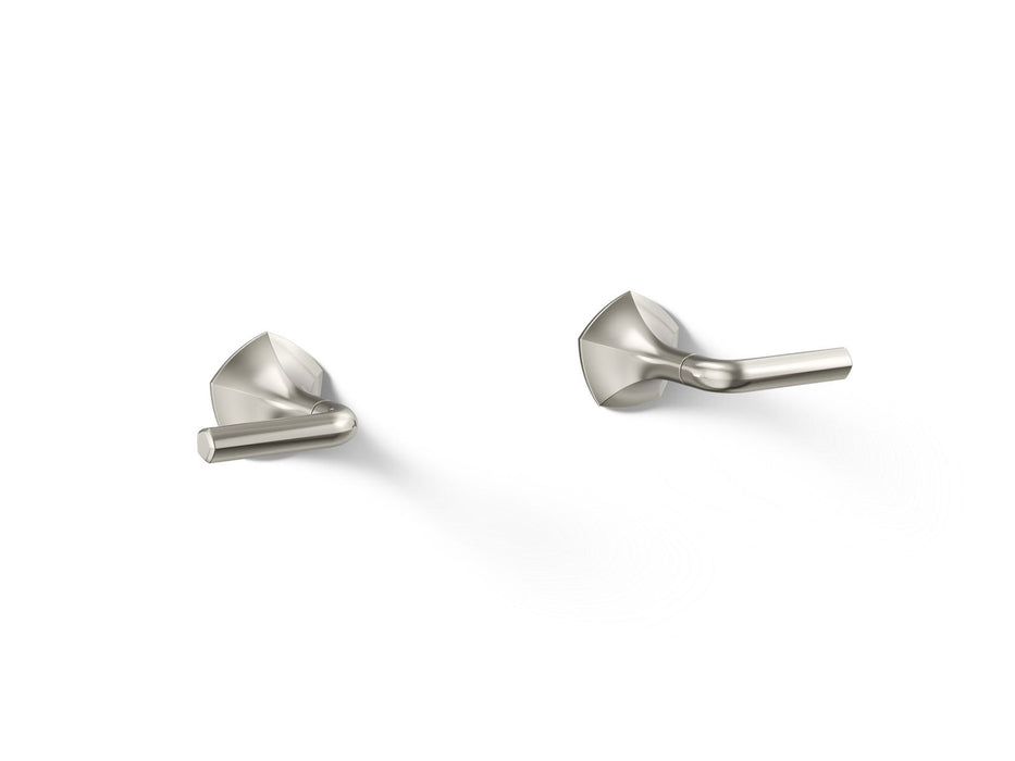 KOHLER K-T27013-4 Occasion Wall-mount bathroom sink faucet Lever handle trim, 1.2 gpm, vibrant polished nickel