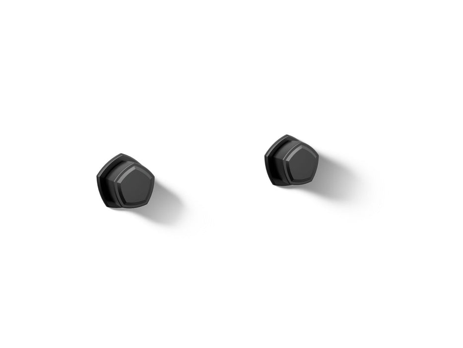 KOHLER K-T27013-9 Occasion Wall-mount bathroom sink faucet Knob handle trim, 1.2 gpm, matte black