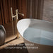 KOHLER K-T27025-4 Occasion Floor-mount bath filler trim with handshower, vibrant brushed bronze - view 5