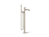 KOHLER K-T27025-4 Occasion Floor-mount bath filler trim with handshower, vibrant brushed nickel