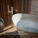 KOHLER K-T27025-4 Occasion Floor-mount bath filler trim with handshower, vibrant brushed nickel - view 4
