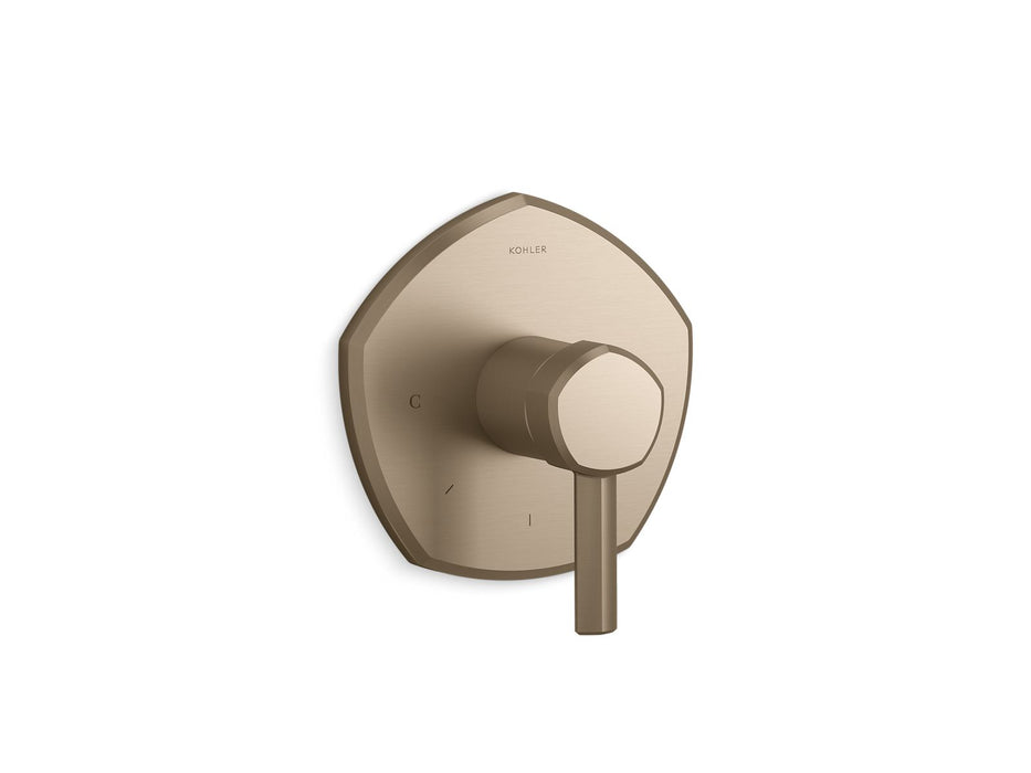 KOHLER K-T27040-4 Occasion MasterShower temperature control valve trim with lever handle