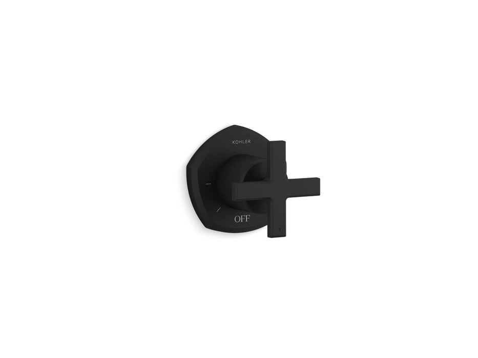 KOHLER K-T27041-3 Occasion MasterShower volume control valve trim with cross handle