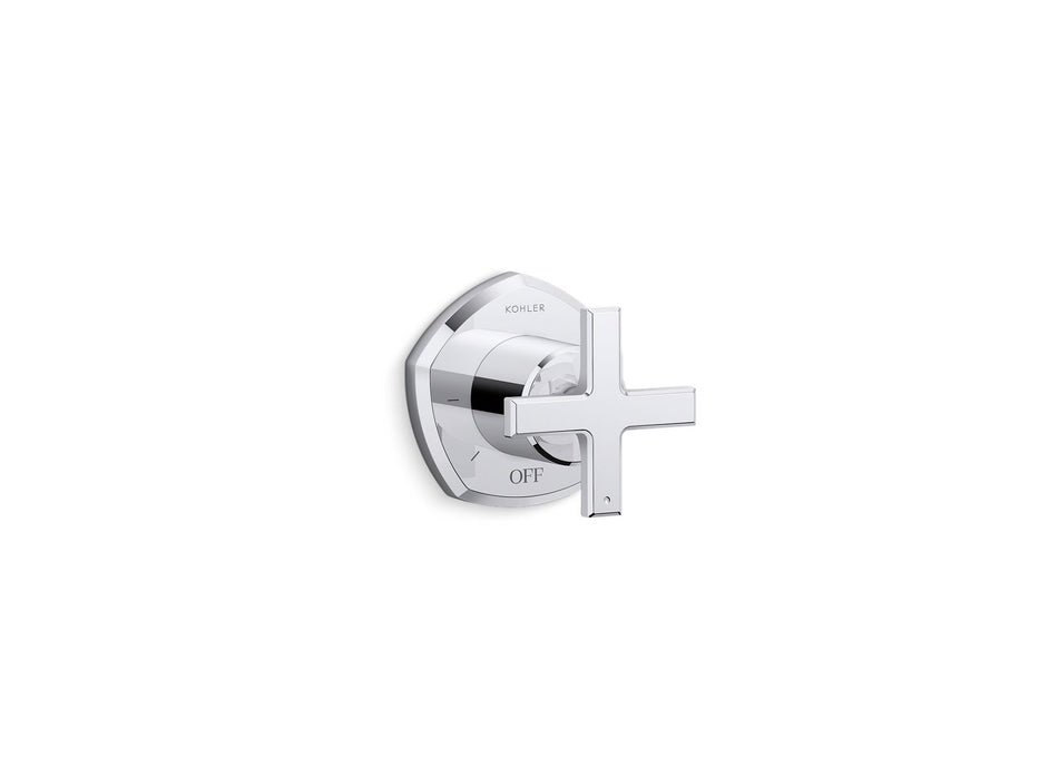 KOHLER K-T27041-3 Occasion MasterShower volume control valve trim with cross handle