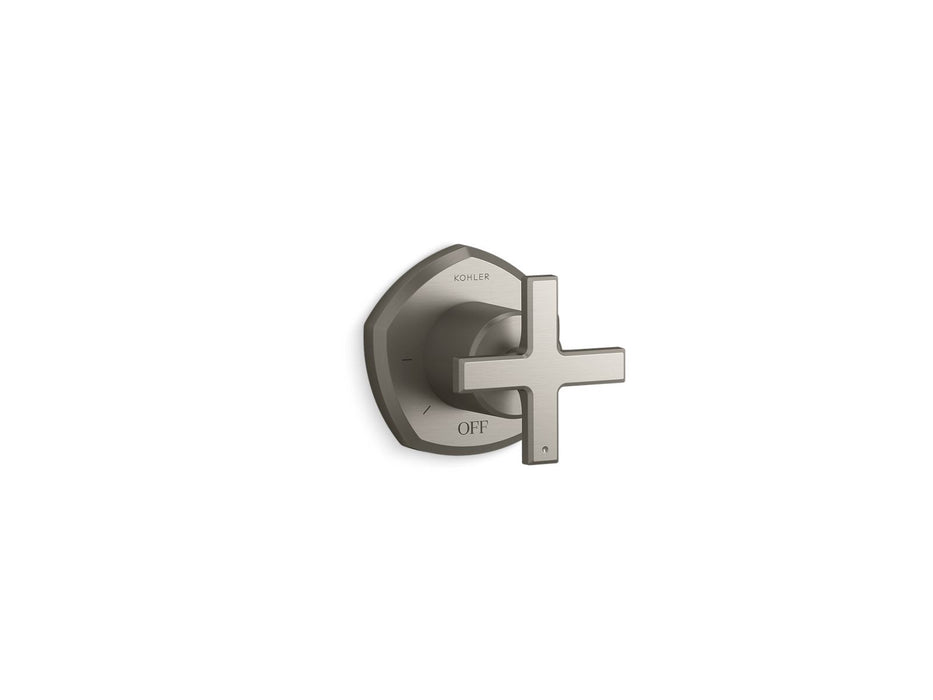 KOHLER K-T27041-3 Occasion MasterShower volume control valve trim with cross handle