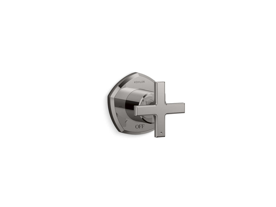KOHLER K-T27041-3 Occasion MasterShower volume control valve trim with cross handle
