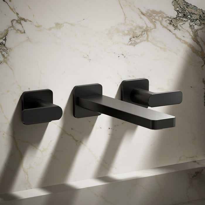 KOHLER K-T27120-4 Parallel Wall-mount bathroom sink faucet trim, 1.2 gpm