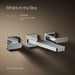 KOHLER K-T27120-4 Parallel Wall-mount bathroom sink faucet trim, 1.2 gpm, polished chrome - view 4