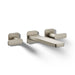KOHLER K-T27120-4 Parallel Wall-mount bathroom sink faucet trim, 1.2 gpm, vibrant brushed nickel - view 5