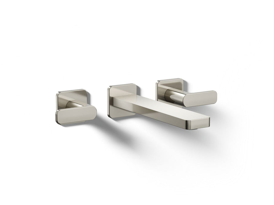 KOHLER K-T27120-4 Parallel Wall-mount bathroom sink faucet trim, 1.2 gpm, vibrant polished nickel