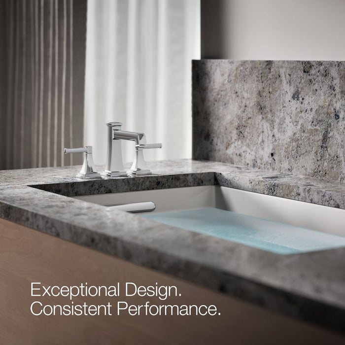 KOHLER K-T27405-4 Riff Deck-mount bath faucet trim, polished chrome - view 4