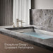 KOHLER K-T27405-4 Riff Deck-mount bath faucet trim, vibrant brushed nickel - view 5