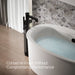KOHLER K-T27408-4 Riff Floor-mount bath filler trim with handshower, matte black - view 4