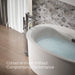KOHLER K-T27408-4 Riff Floor-mount bath filler trim with handshower, polished chrome - view 4