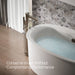 KOHLER K-T27408-4 Riff Floor-mount bath filler trim with handshower, vibrant brushed nickel - view 4